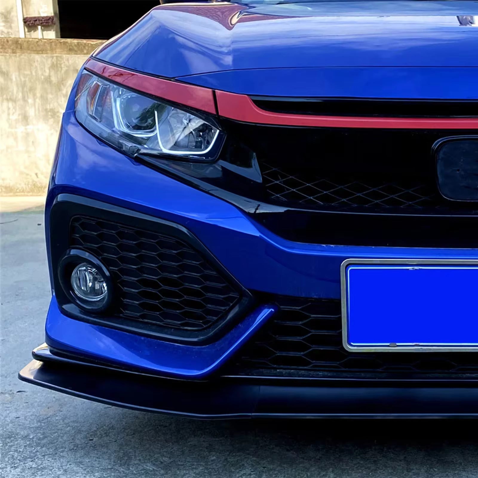 3PC Front Bumper Lip for Civic 10th Gen | 2016-2021