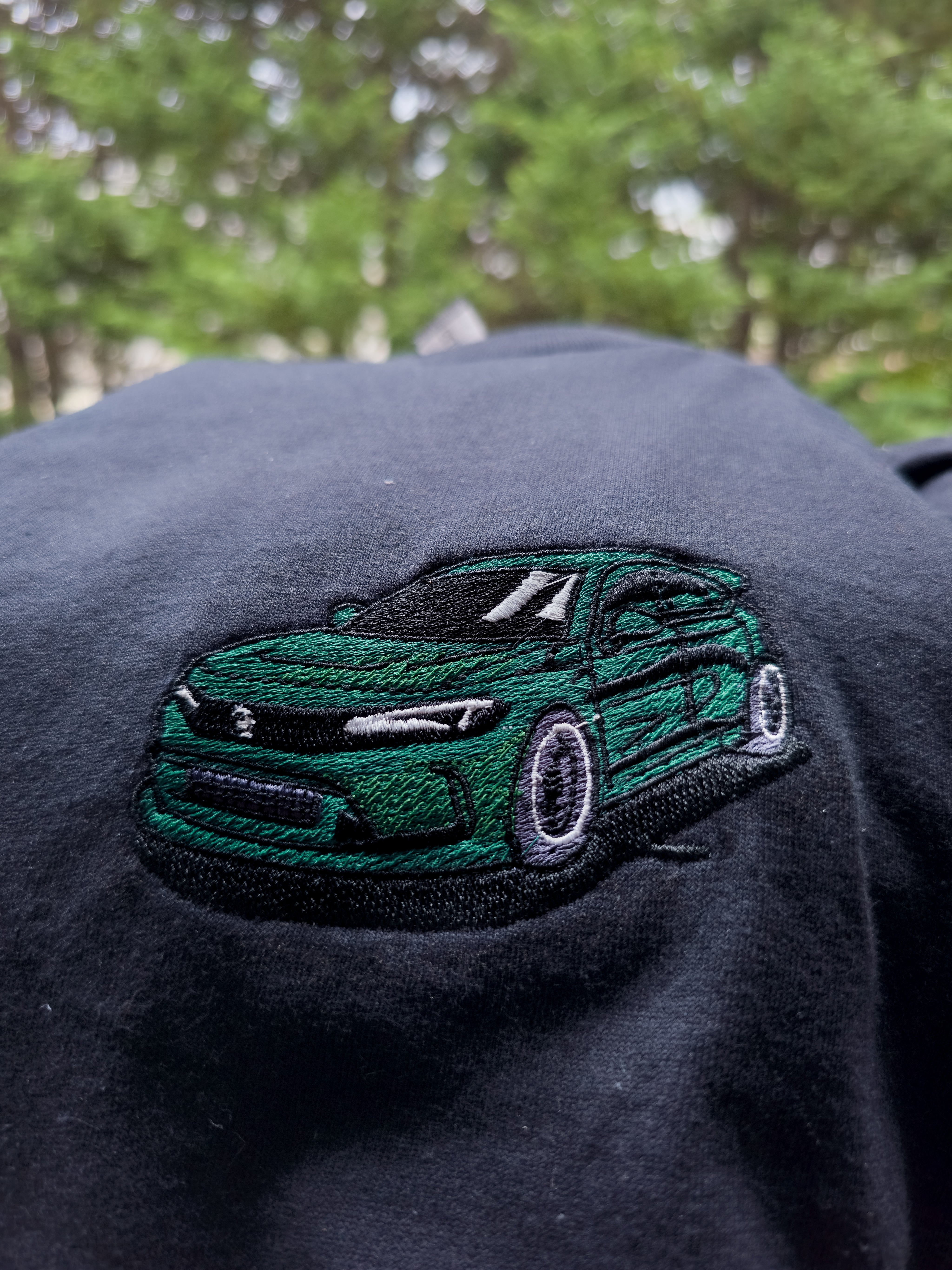 Green Honda Embroidered 