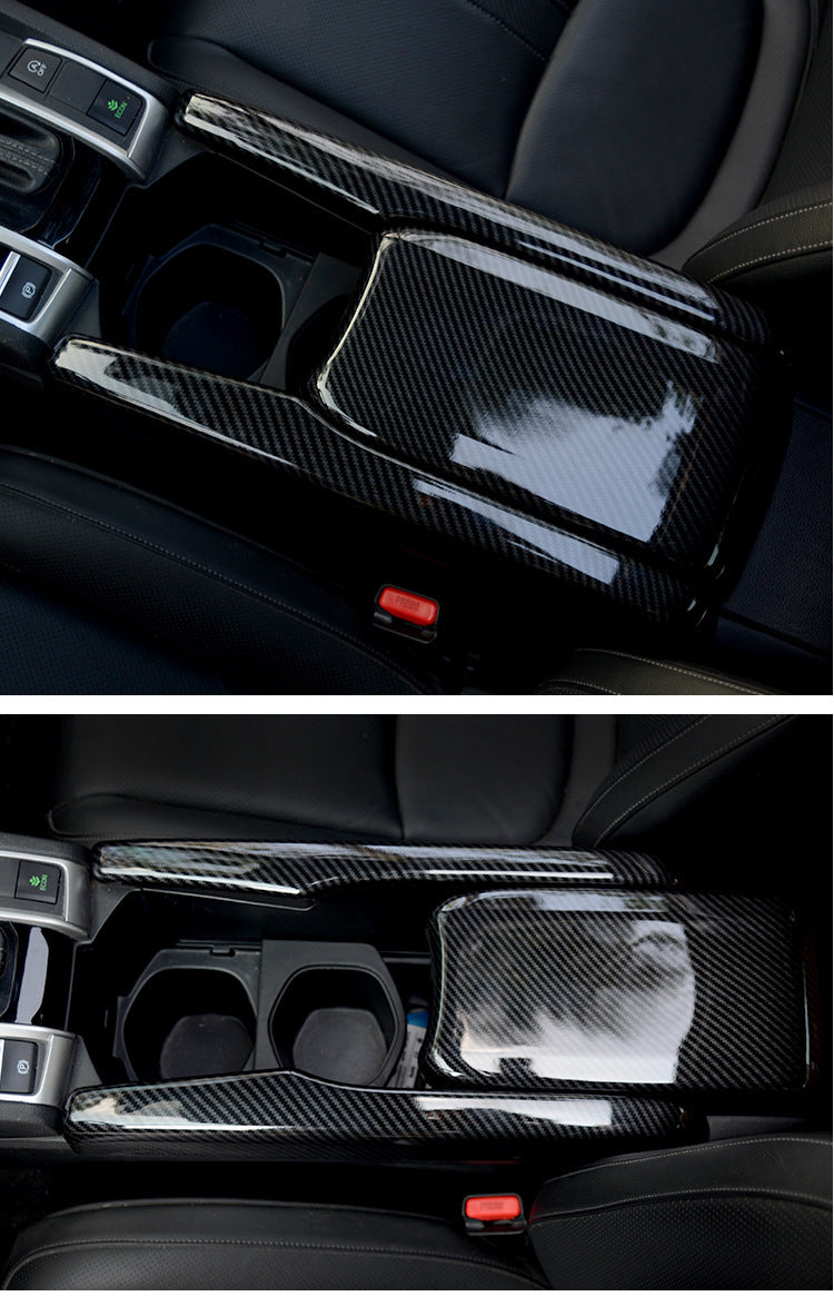 Civic 10th Gen Carbon Fiber Style Cover Central Armrest Box