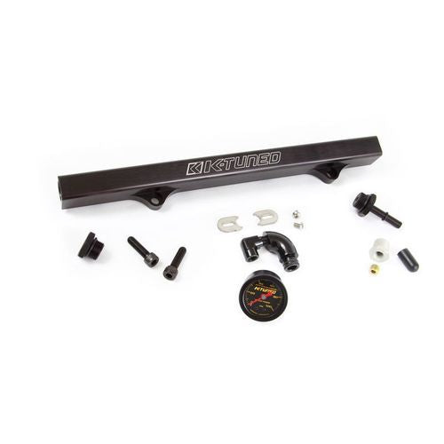 K-Tuned Fuel Rail & Center Mount Gauge (Black)