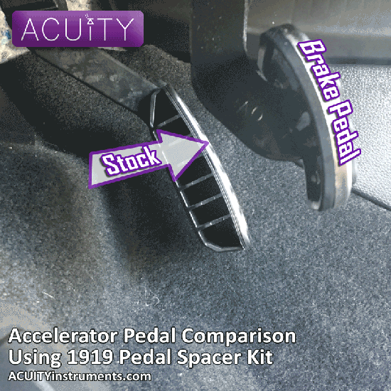 Acuity Throttle Pedal Spacers - Multiple Honda Fitments