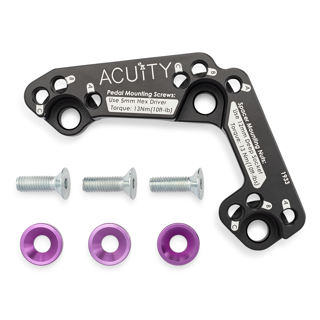 Acuity RHD Throttle Pedal Spacer - Multiple Honda Fitments