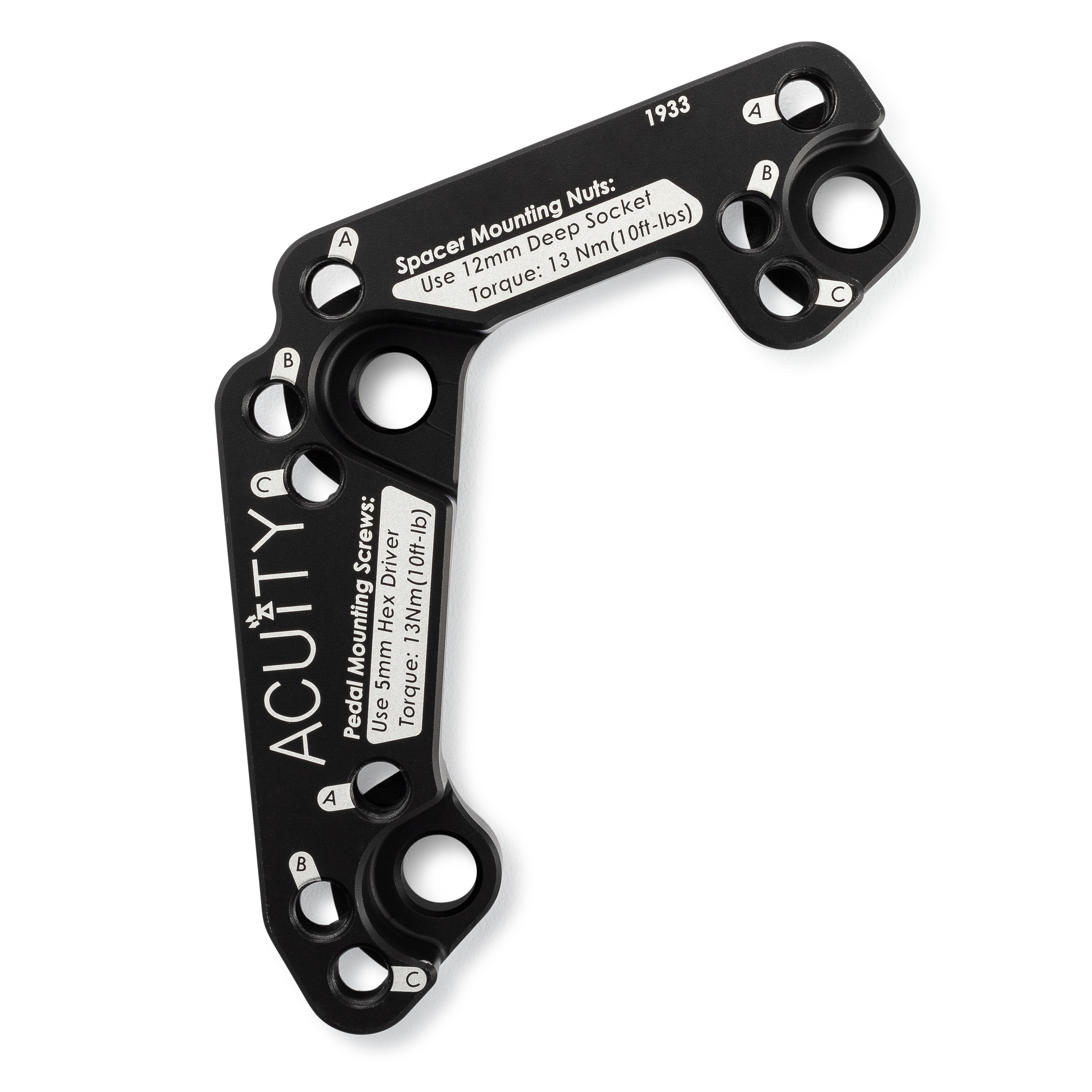 Acuity RHD Throttle Pedal Spacer - Multiple Honda Fitments