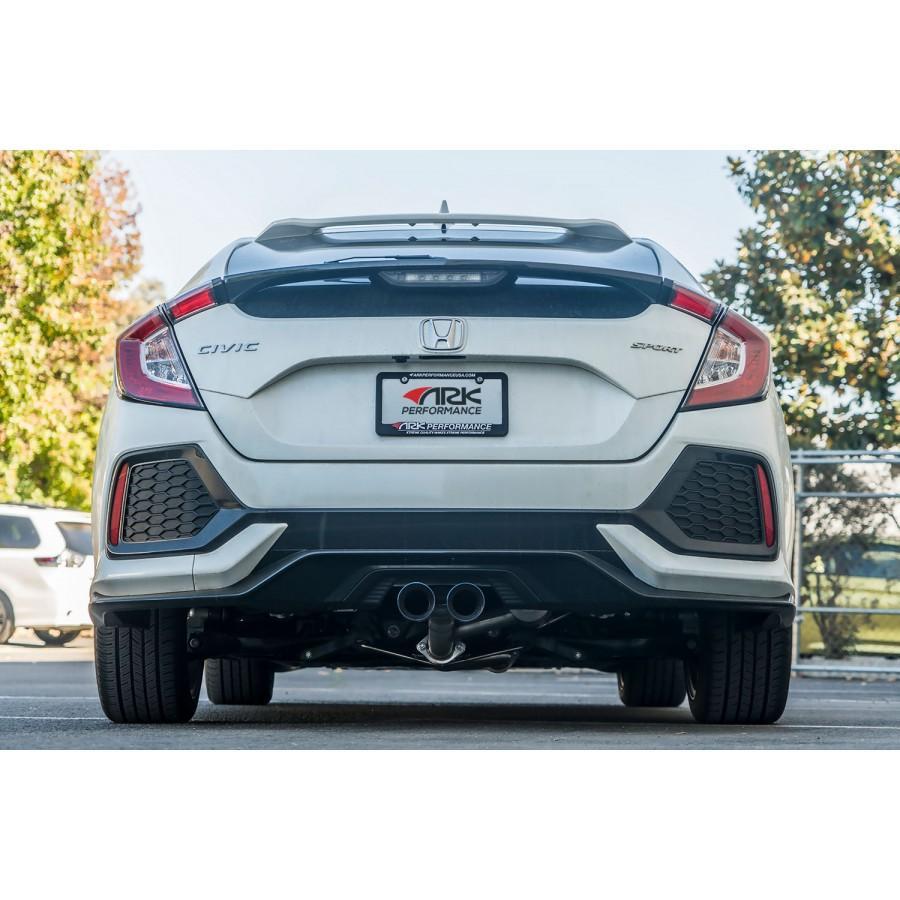 ARK Performance DT-S Exhaust System - 2017-2021 Honda Civic Sport Hatchback 1.5T