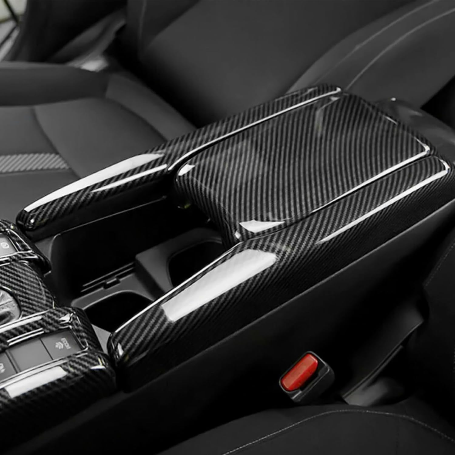 Civic 10th Gen Carbon Fiber Style Cover Central Armrest Box