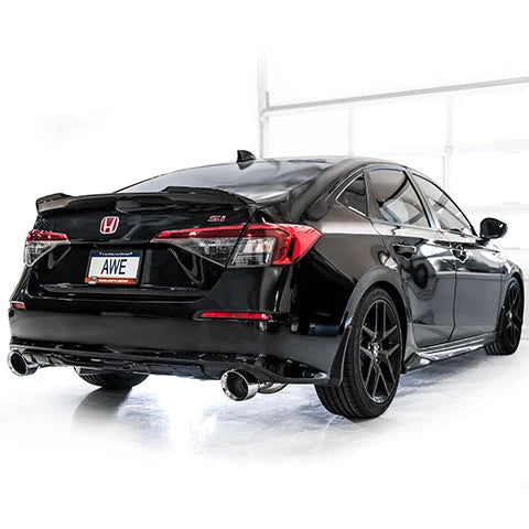 AWE Tuning Cat-Back Exhaust System - 2022+ Honda Civic Si and 2023+ Acura Integra A-Spec