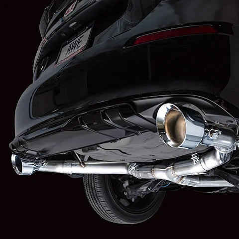 AWE Tuning Cat-Back Exhaust System - 2022+ Honda Civic Si and 2023+ Acura Integra A-Spec