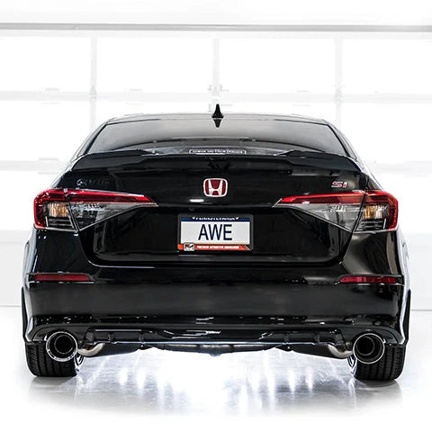 AWE Tuning Cat-Back Exhaust System - 2022+ Honda Civic Si and 2023+ Acura Integra A-Spec