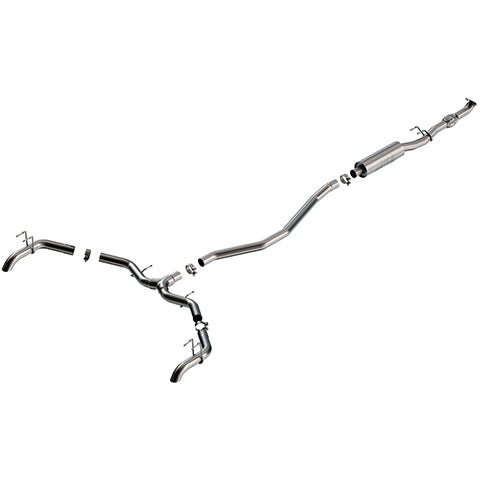 Borla S-Type Cat-Back Exhaust System - 2022-2023 Honda Civic EX AT