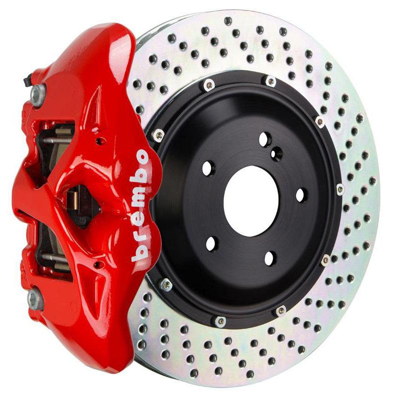 Brembo GT Monobloc 4-Piston 345mm Front Drilled Big Brake Kit - 2017-2021 Honda Civic Si/Type-R