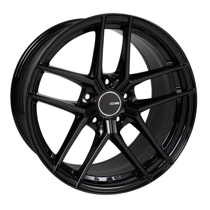 Enkei TY-5 5x114.3 18" Gloss Black Wheels