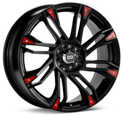 GW8 17x7 5x100/+42mm Offset 72.6 Bore Matte Black Wheel by Enkei