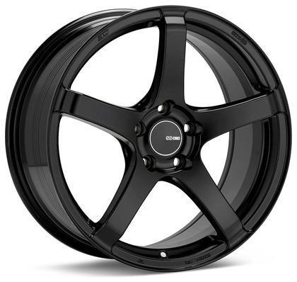 Kojin 18x8 40mm Inset 5x114.3 Bolt Pattern 72.6mm Bore Dia Matte Black Wheel by Enkei