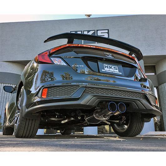 HKS Hi-Power Cat-Back Exhaust - 2017-2021 Honda Civic Si Coupe