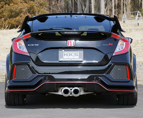 HKS Hi-Power Spec-L2 Cat-Back Exhaust System - 2017-2021 Honda Civic Type-R