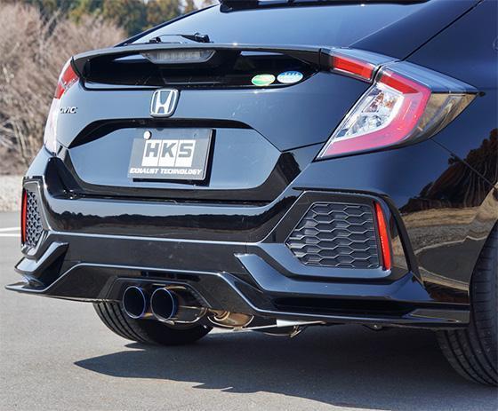 HKS LEGAMAX Premium Catback Exhaust - 2017-2021 Honda Civic Hatchback