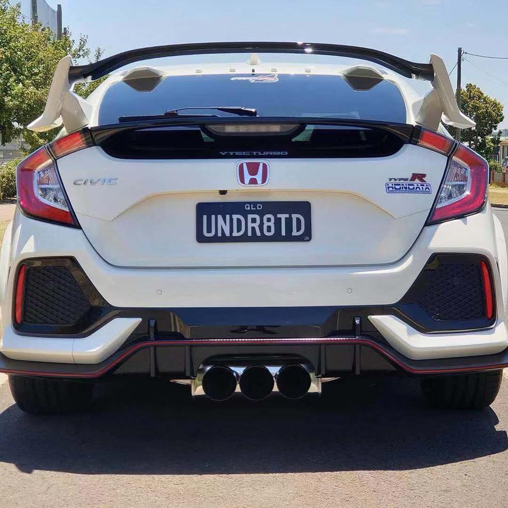 Invidia Q300 Triple Titanium Tip Cat-Back  - 2017-2021 Honda Civic Type-R