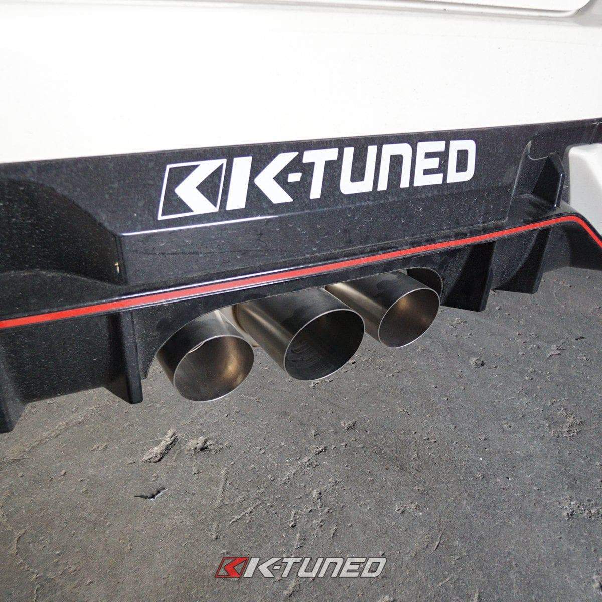 K-Tuned 304SS 3" Cat-Back Exhaust - 2017+ Honda Civic Type-R FK8