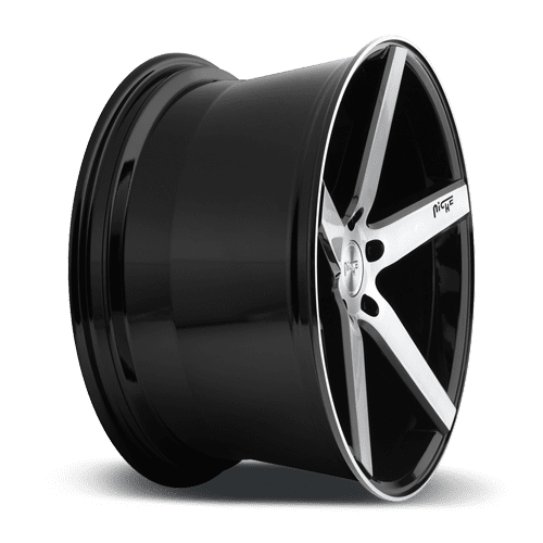 Niche M124 Milan 5x120 20" Brushed / Gloss Black Wheels