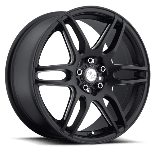 Niche M106 NR6 5x108/114.3 18x8.0" +40mm Offset Gloss Black & Milled Wheels