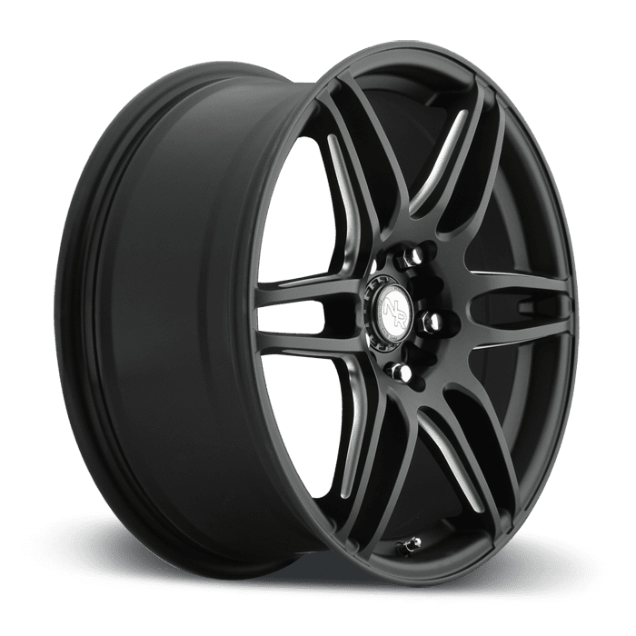 Niche M106 NR6 5x108/114.3 18x8.0" +40mm Offset Gloss Black & Milled Wheels