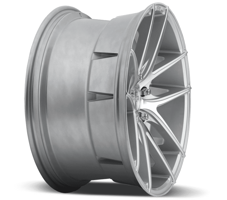 Niche M131 Targa 5x114.3 18x8.0" +40mm Offset Silver & Machined Wheels