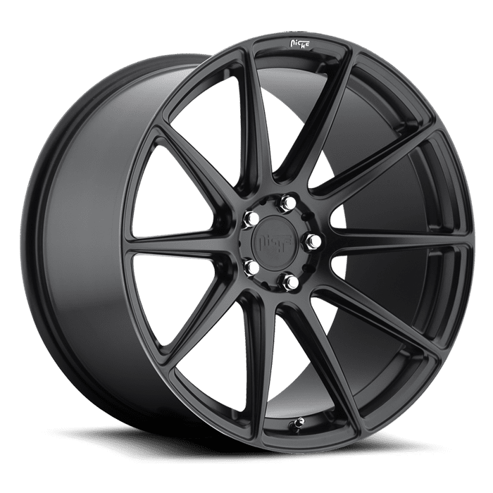 Niche M147 Essen 5x114.3 18x8.0" +40mm Offset Matte Black Wheels