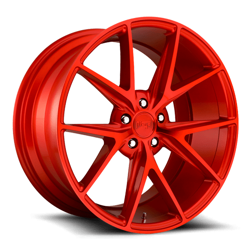 Niche M186 Misano 5x114.3 18x8.0" +40mm Offset Gloss Red Wheels