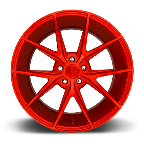 Niche M186 Misano 5x114.3 18x8.0" +40mm Offset Gloss Red Wheels