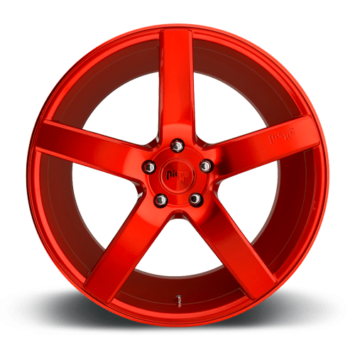 Niche M187 Milan 5x120 20" Gloss Red Wheels