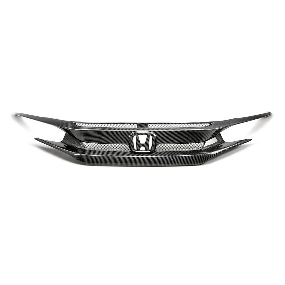 Seibon OEM-Style Carbon Fiber Front Grille - 2016-2021 Honda Civic