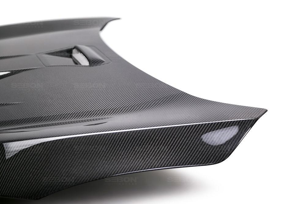 Seibon MR-Style Carbon Fiber Hood - 2016-2021 Honda Civic