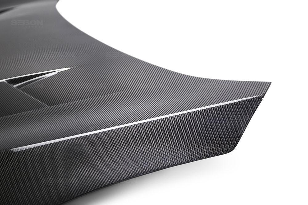 Seibon TS-Style Carbon Fiber Hood - 2016-2020 Honda Civic