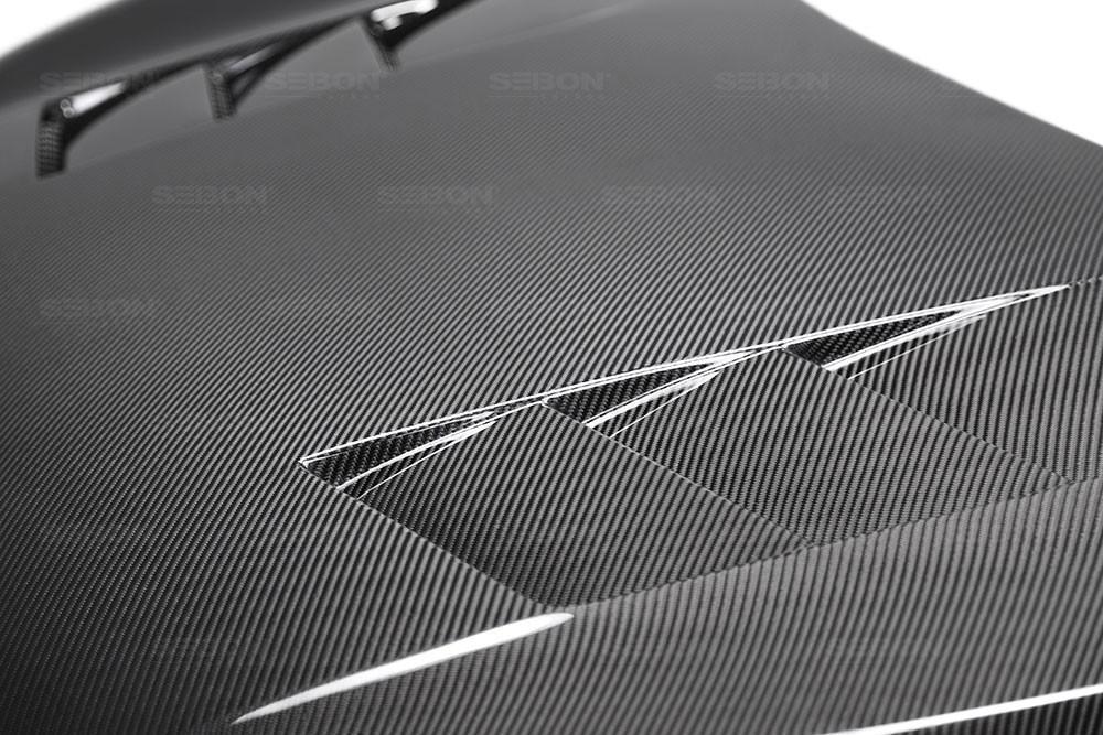 Seibon TS-Style Carbon Fiber Hood - 2016-2020 Honda Civic