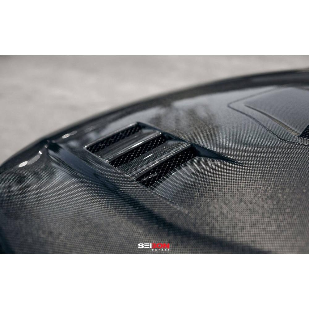 Seibon TS-Style Carbon Fiber Hood - 2017-2021 Honda Civic Type-R