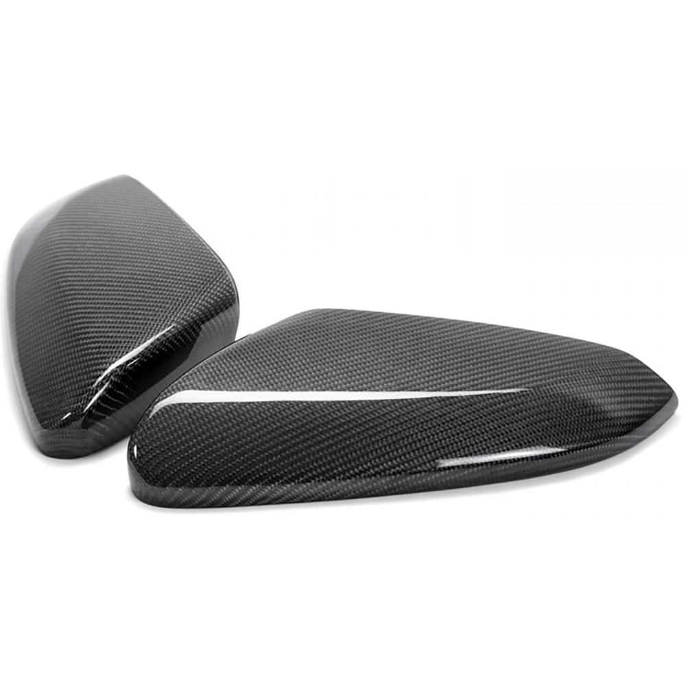 Seibon Carbon Fiber Mirror Caps - 2016-2021 Honda Civic/Civic Type-R