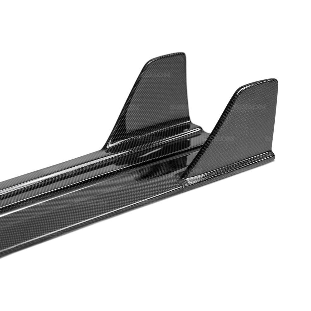 Seibon TR-Style Carbon Side Skirts - 2016-2017 Honda Civic Sedan