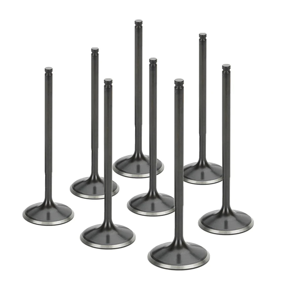 Supertech Black Nitride Intake Valves - Set of 8 - 2017+ Honda Civic Type-R