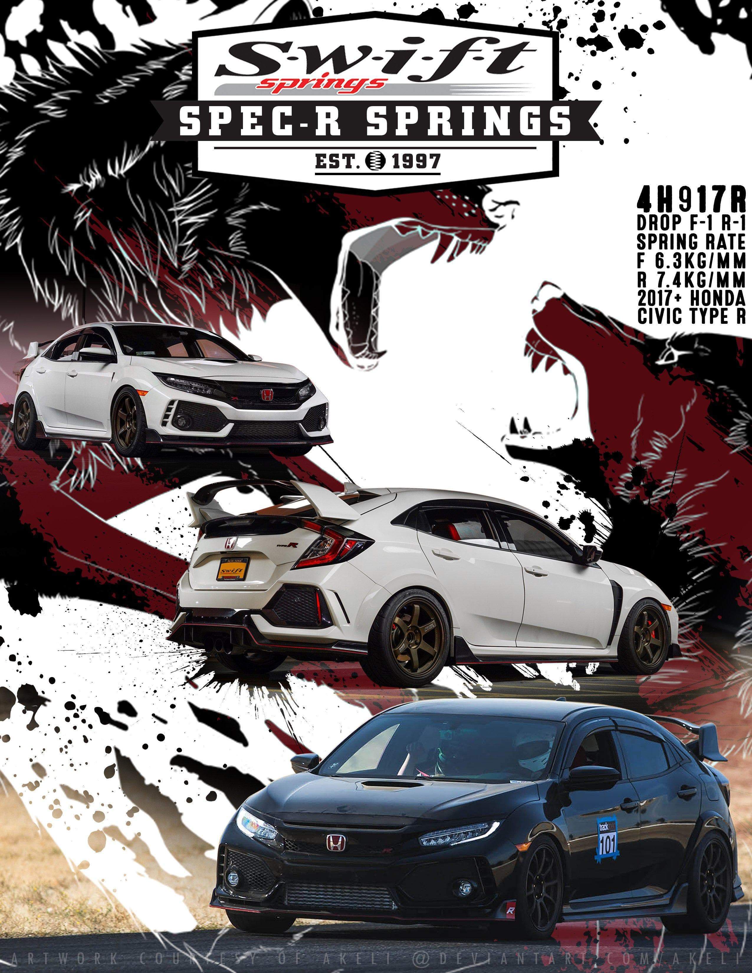 Swift Sports Springs Spec-R - 2017-2021 Honda Civic Type-R