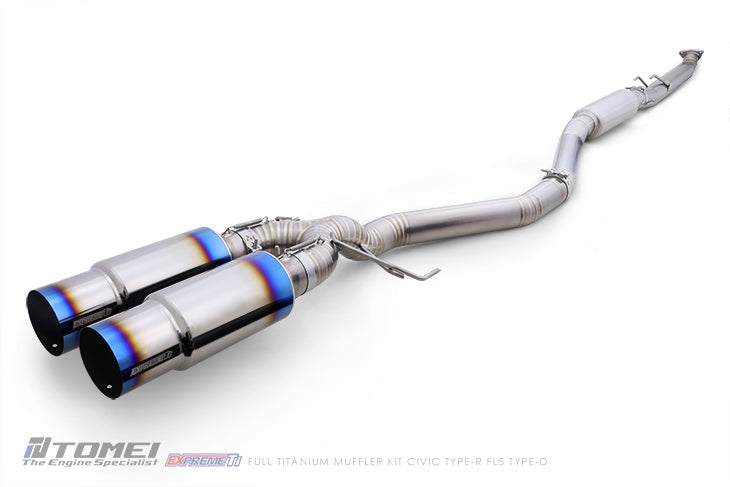 Tomei Expreme Ti Dual Exit Titanium Catback "Type D" - 2023+ Honda Civic Type R